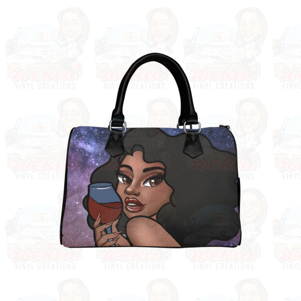 Wine Hand bag Boston Handbag (Model 1621) | Rockin' Vinyl Creations